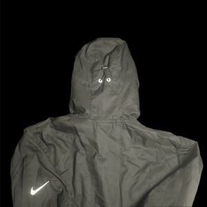 Vintage Nike Running Black Lightweight Windbreaker Jacket Mens Size Large